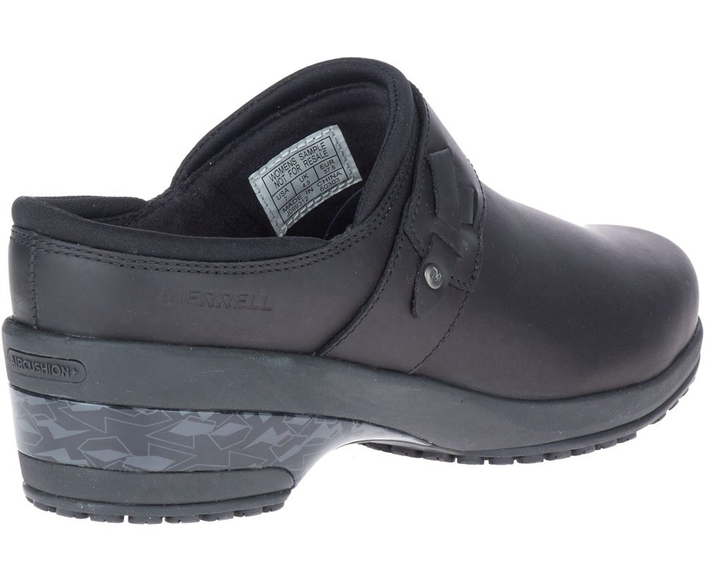 Slip On Senhora - Merrell Valetta Pro Slide Work - Pretas - BRK036254